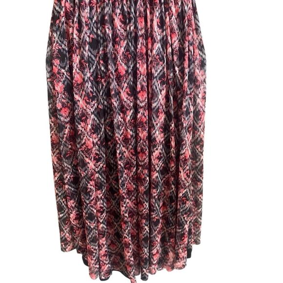NWT Free People Peacemaker Red/Black Midi Dress. Size Medium - Picture 7 of 9